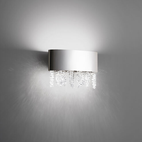 Soleil LED 10 inch Polished Nickel Bath Vanity & Wall Light, Schonbek Signature