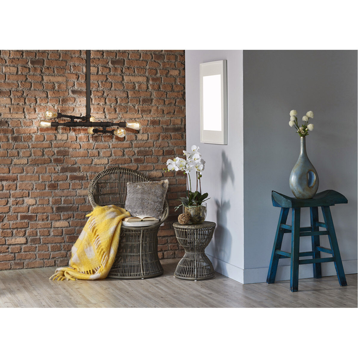 Wymer 6 Light 23.39 inch Matte bronze Pendant Ceiling Light