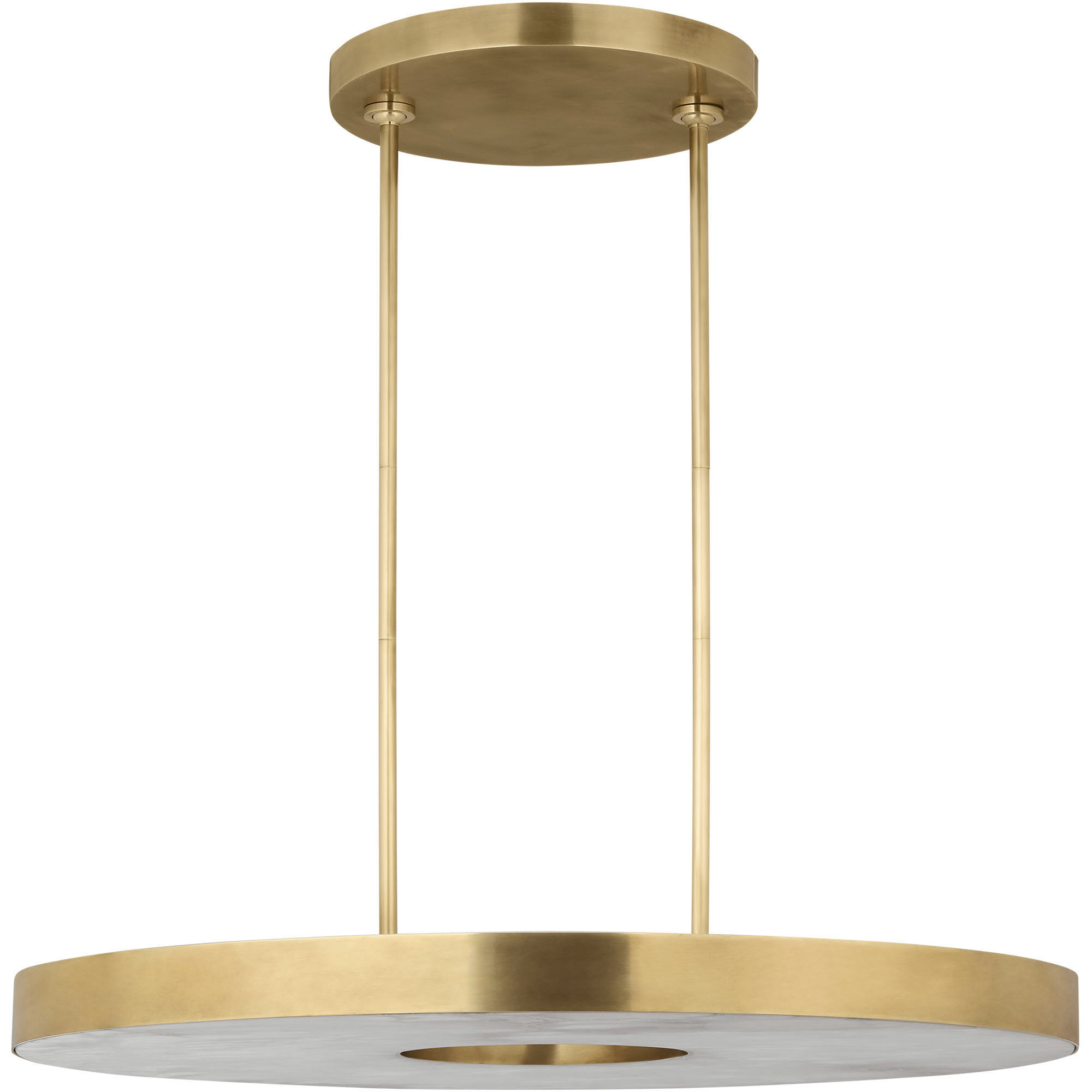 Kelly by Kelly Wearstler Wyllis LED 36 inch Hand Rubbed Antique Brass Chandelier Ceiling Light