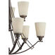Wright 9 Light 33 inch Espresso Chandelier Ceiling Light