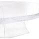 Chambord 40 X 18.25 inch Clear Coffee Table