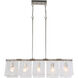 Serenity 5 Light 37.88 inch Pewter Linear Pendant Ceiling Light