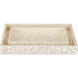 Gerri Dot Natural Trays, Set of 2