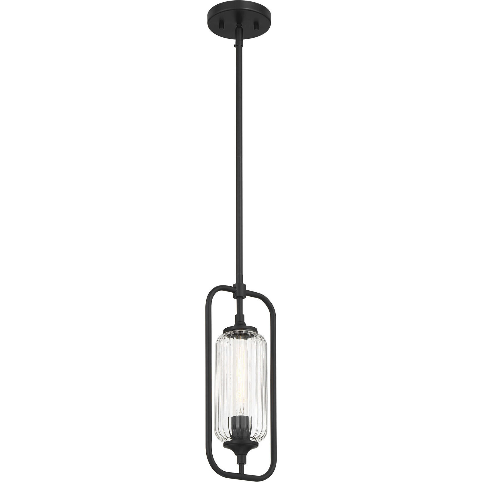 Holton 1 Light 6.5 inch Matte Black Mini-Pendant Ceiling Light