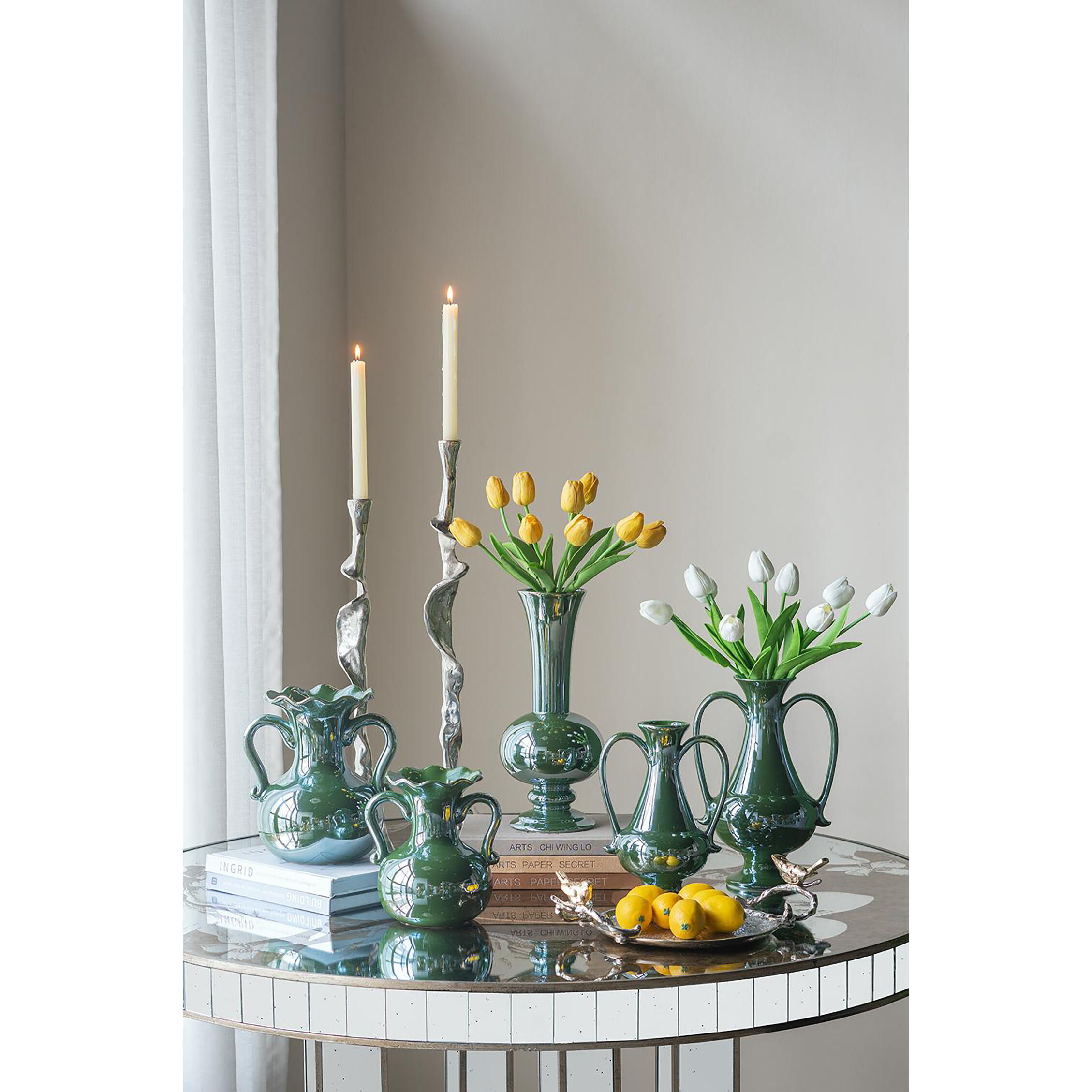 Electric 11.8 X 5.9 inch Vase