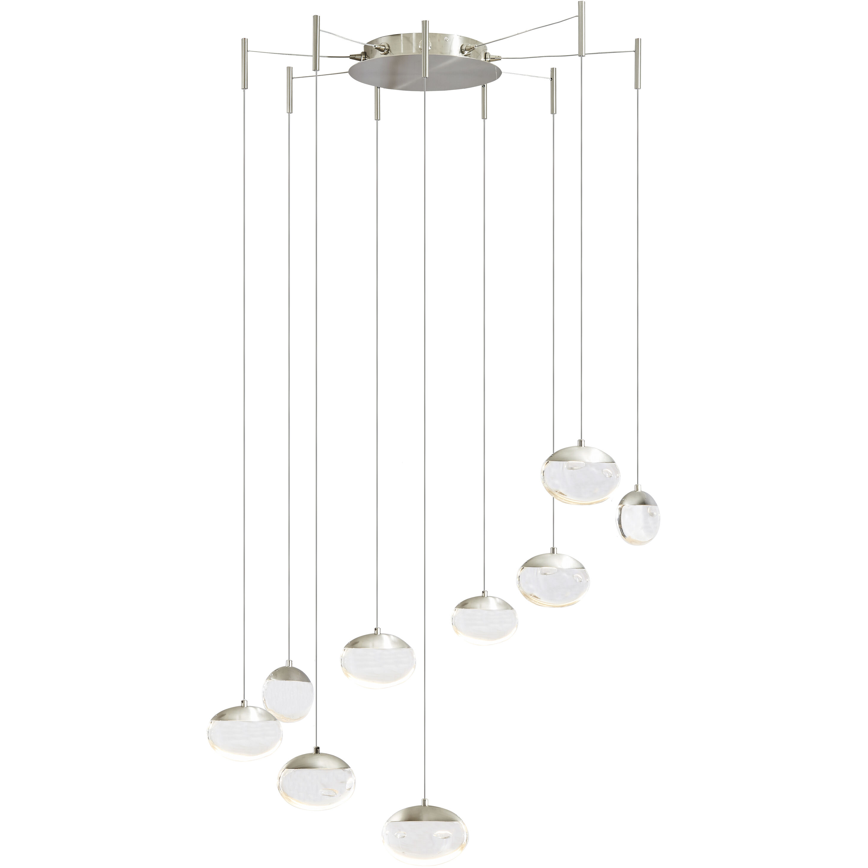 Athena LED 12.2 inch Brushed Nickel Pendant Ceiling Light