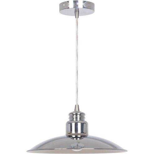 Bejamin 1 Light 13 inch Chrome Mini Pendant Ceiling Light