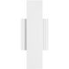 Jacks LED 15 inch Textured White Exterior Wall Sconce