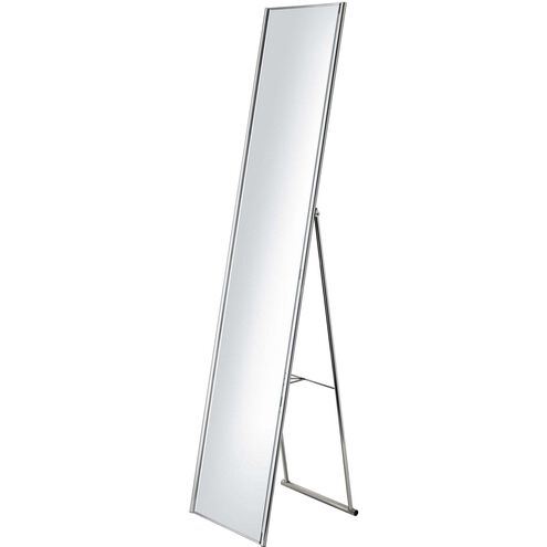 Alice 59 X 14 inch Satin Steel Floor Mirror 