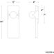 Okemo LED 4 inch Beige Travertine and Aged Brass ADA Wall Sconce Wall Light