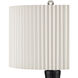 Edelmar 30 inch 150 watt Natural/Natural Brass/Clear Table Lamp Portable Light
