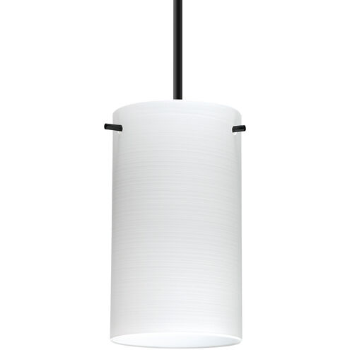 Stilo 7 1 Light Black Cord Pendant Ceiling Light