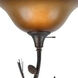 Pinecone 72 inch 150 watt Rust Torchiere Portable Light