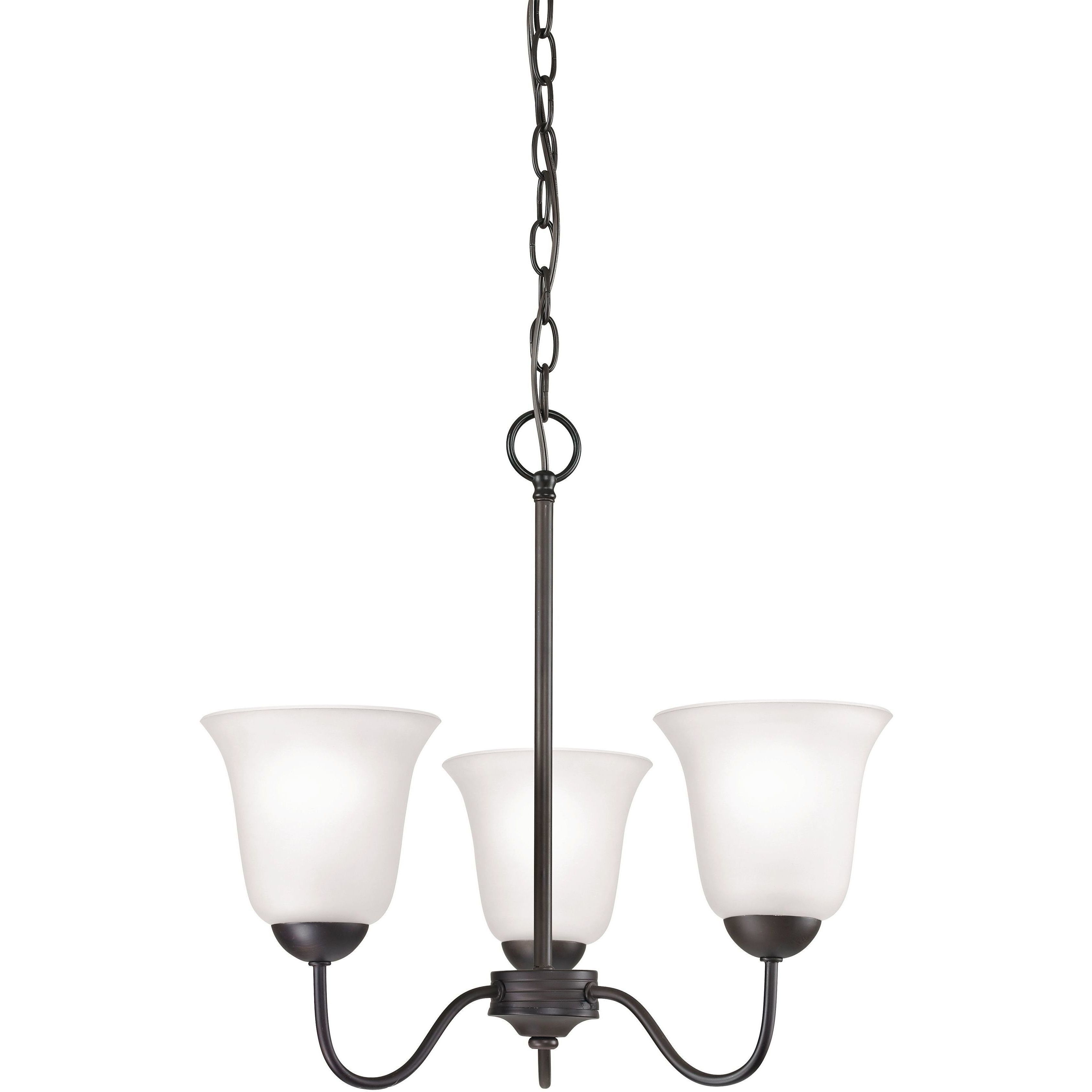 Conway 3 Light 19 inch Oil Rubbed Bronze Chandelier Ceiling Light
