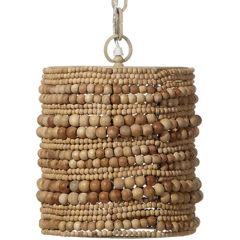 Strand 1 Light 10.5 inch Natural Pendant Ceiling Light