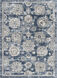 Jolie 87 X 63 inch Dark Blue Rug in 5 x 8, Rectangle