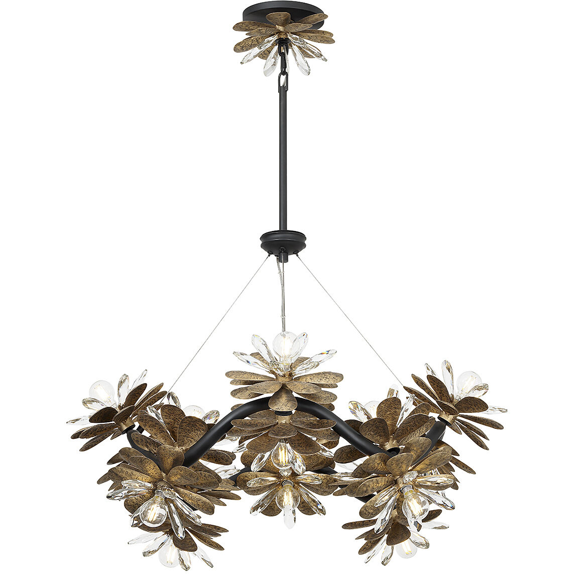 Giselle 16 Light 33 inch Delphine Chandelier Ceiling Light