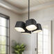 Arena LED 11.5 inch Black Pendant Ceiling Light