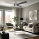 Falco 54 inch Brushed Nickel with Silver Blades Ceiling Fan