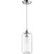 Fort Worth 1 Light 5 inch Satin Nickel Mini Pendant Ceiling Light