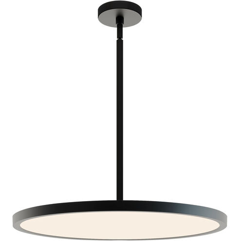 Edge 1 Light 23.68 inch Black Pendant Ceiling Light