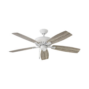 Highland Wet 52 inch Chalk White with Weathered Wood Blades Fan, Regency Series