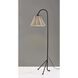 Kendra 62 inch 100.00 watt Black Floor Lamp Portable Light