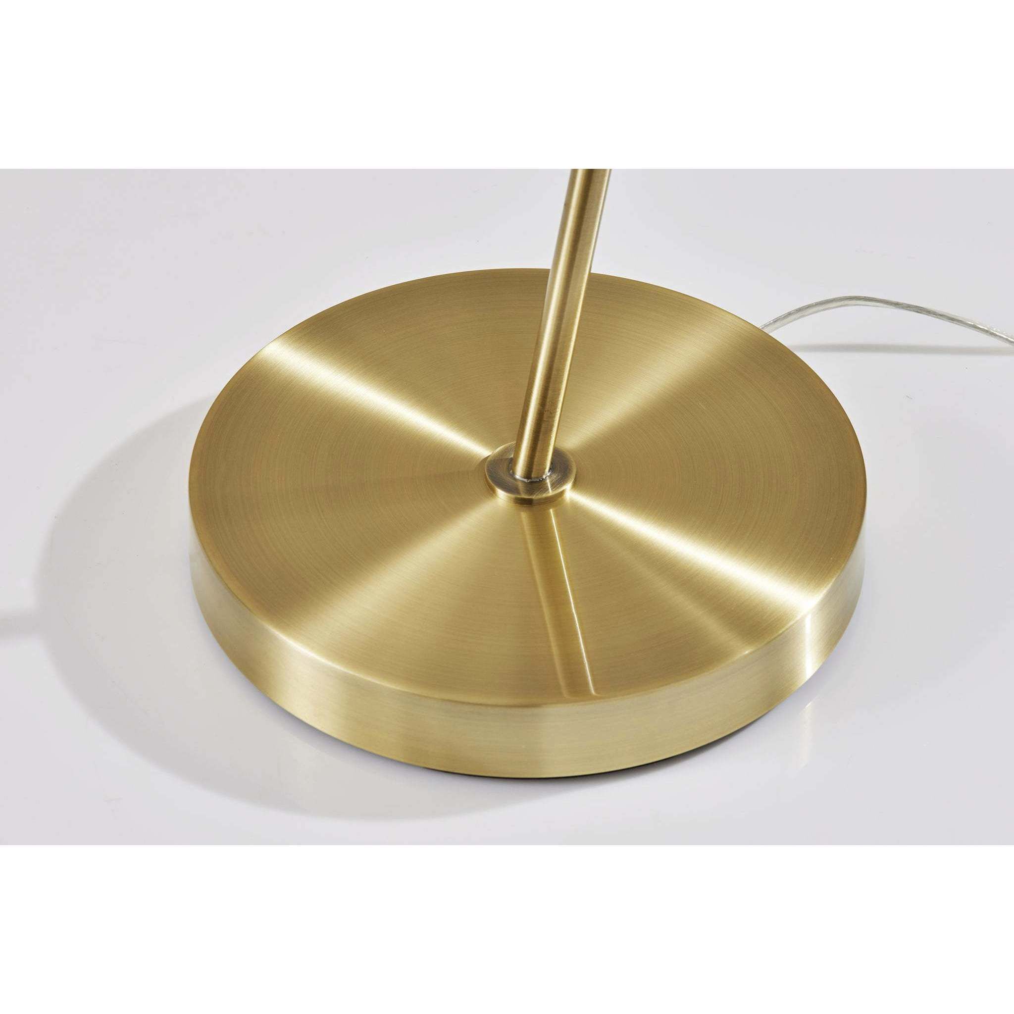 Delaney 72 inch 100.00 watt Antique Brass Floor Lamp Portable Light