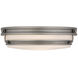 Grafton 3 Light 16 inch Antique Nickel Flush Mount Ceiling Light, Medium