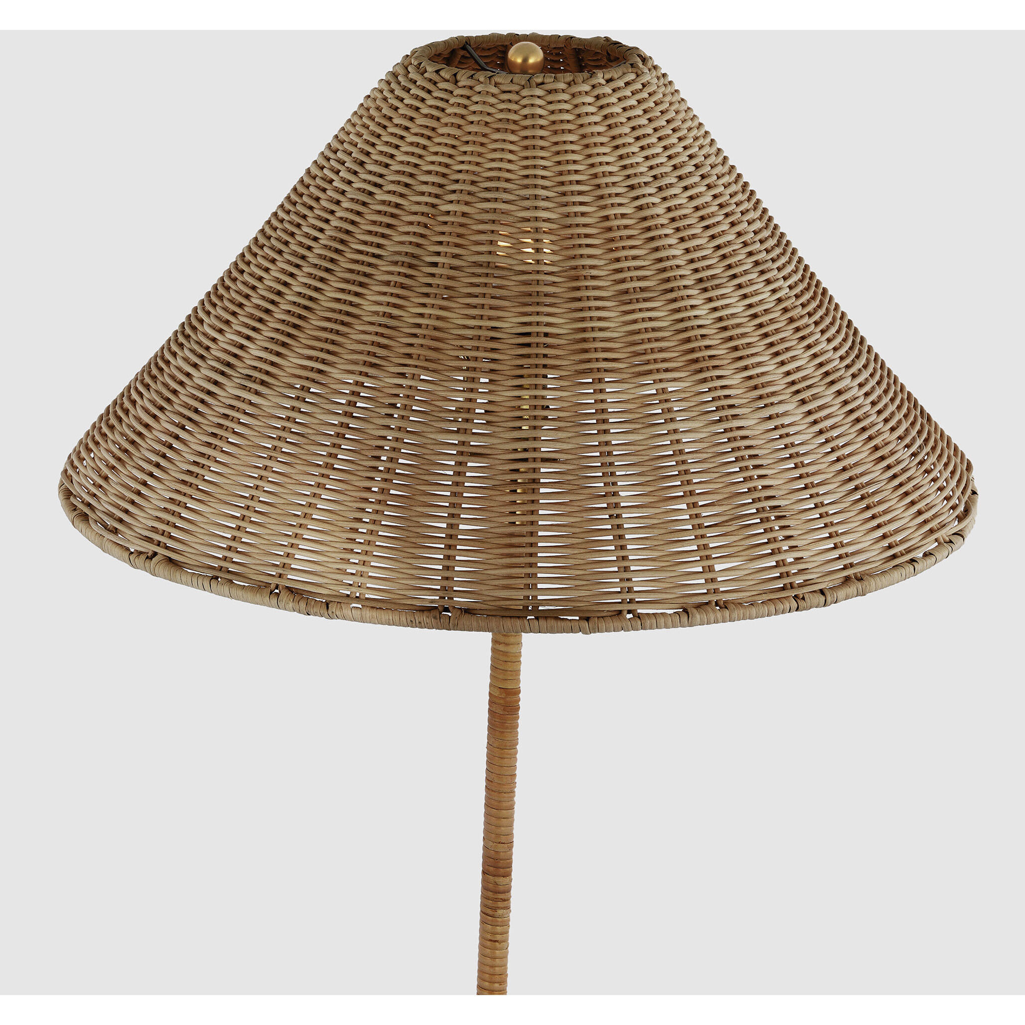 Marie Flanigan Wimberley 60 inch 15.00 watt Soft Brass Wrapped Floor Lamp Portable Light, Medium