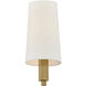 Fenwick 1 Light 5.25 inch Heritage Brass Interior Wall Mount Wall Light