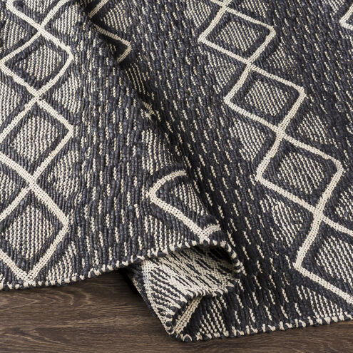 Santa Barbara 96 X 30 inch Black Rug in 2.5 x 8, Runner