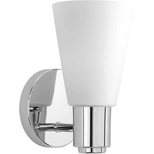 Logic 1 Light 5 inch Polished Chrome Bath Vanity Wall Light, Design Series