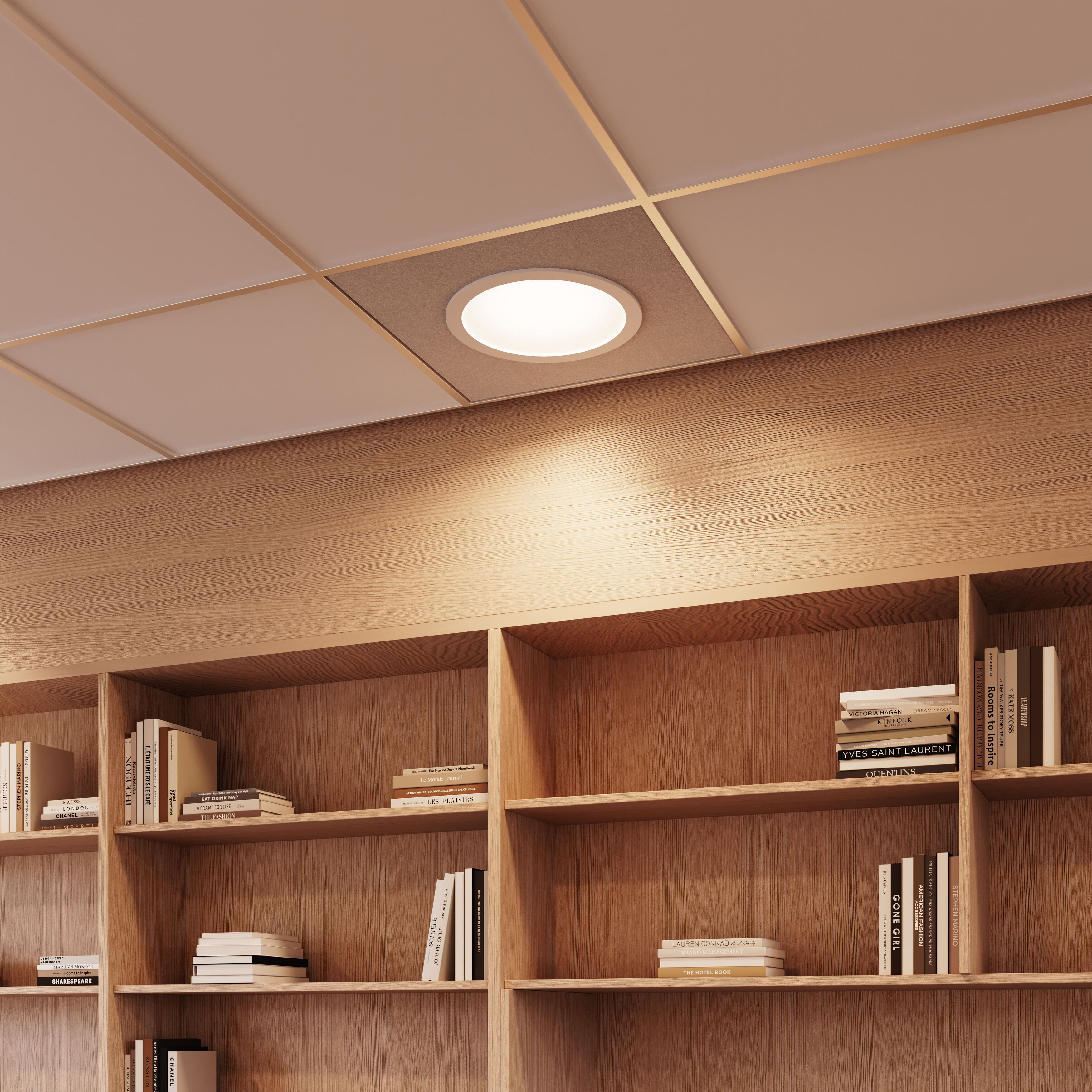 Pi Integrated LED Satin White Recessed Mount