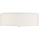 Mid Town LED 18 inch Brushed Steel Flush Mount Ceiling Light