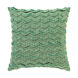 Caprio 22 X 22 inch Dark Green/Emerald Pillow Cover