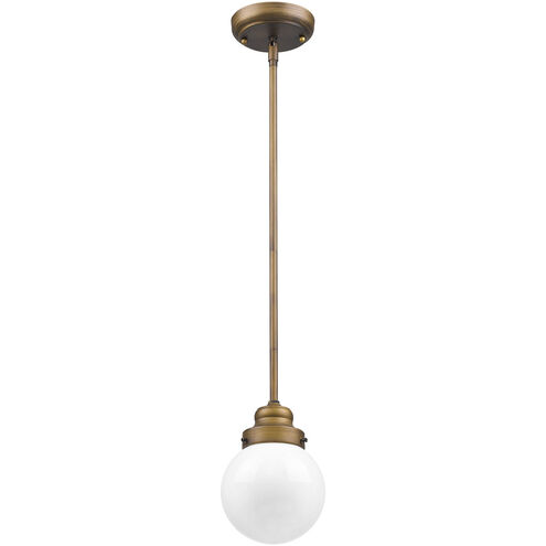 Portsmith 1 Light 6 inch Raw Brass Pendant Ceiling Light
