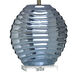 Kozen 31 inch 100 watt Kozen Blue and White Table Lamp Portable Light