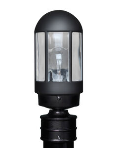 Besa Lighting 3151 Series 1 Light 13 inch Black Outdoor Post Mount, Costaluz 315157-POST - Open Box