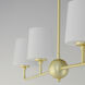 Bristol 4 Light 48 inch Satin Brass Linear Pendant Ceiling Light