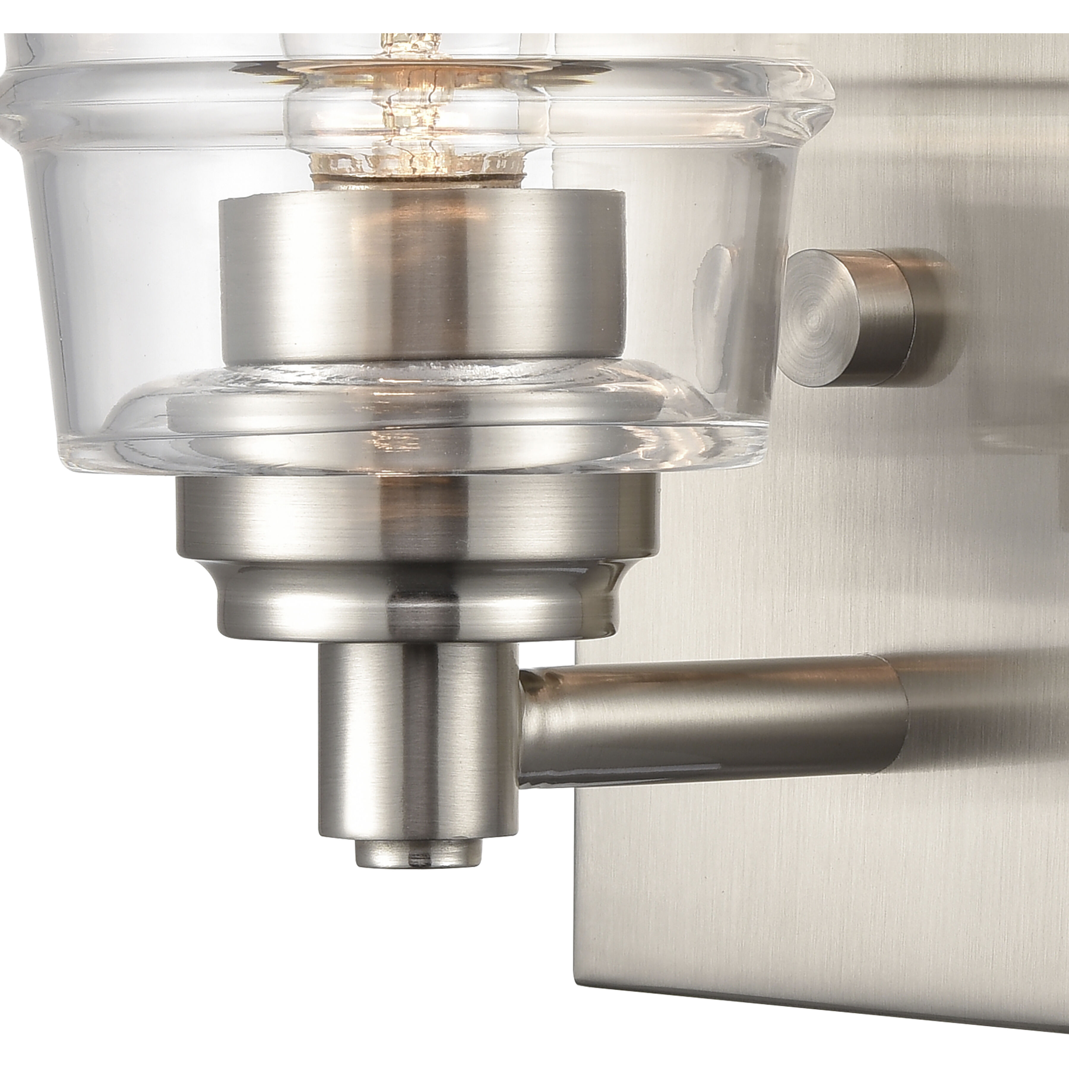 Pulsate Vanity Light Wall Light in Satin Nickel