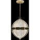 Mirage 3 Light 18.75 inch Gold Pendant Ceiling Light