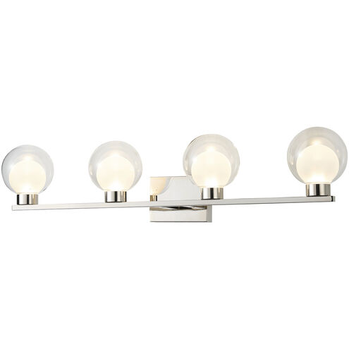 Colton LED 33 inch Polished Nickel Bathroom Vanity Wall Light
