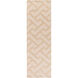 Mystique 96 X 30 inch Neutral Runner, Wool
