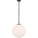 Marbelle 1 Light 15.75 inch Dark Bronze Pendant Ceiling Light