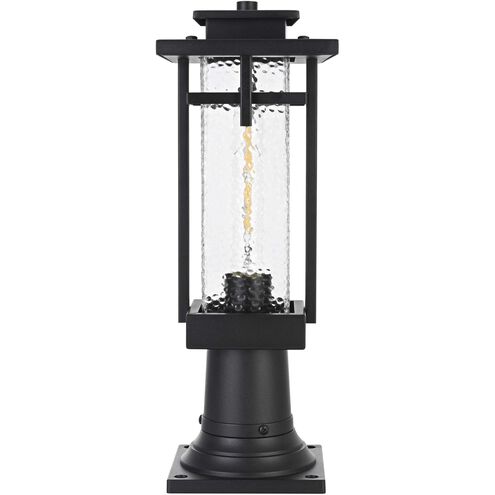 Cambria 1 Light 17 inch Black Outdoor Post Light