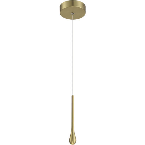 Pingo LED 1.5 inch Soft Brass Mini Pendant Ceiling Light