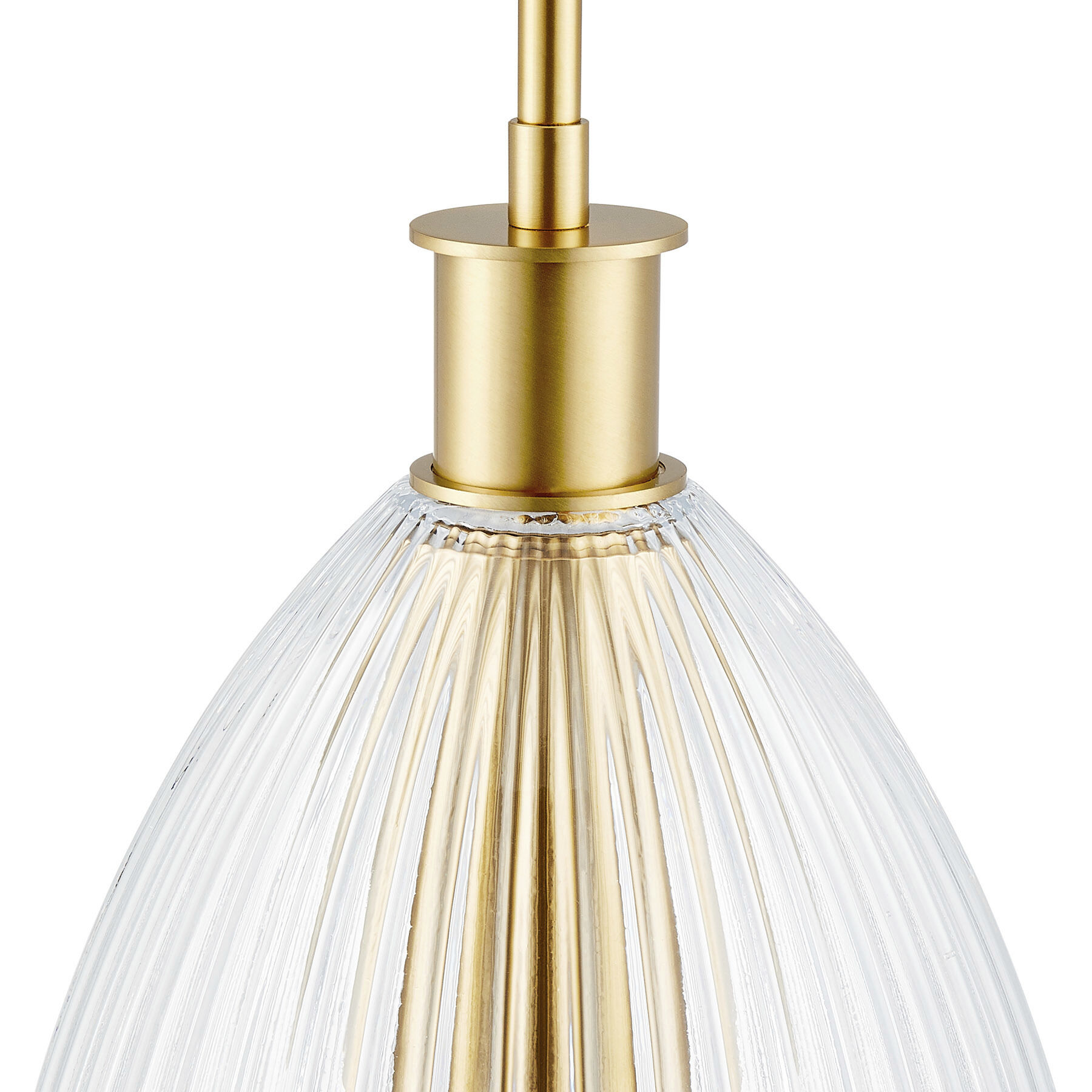 Transitional 1 Light 10 inch Natural Brass Pendant Ceiling Light