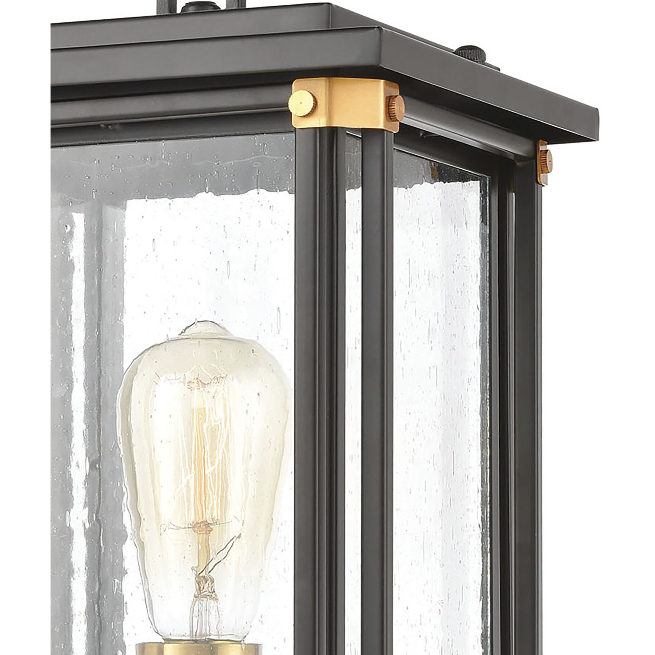 Vincentown 1 Light 17 inch Matte Black Outdoor Post Light