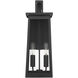 Alden 2 Light 24 inch Matte Black Exterior Wall Mount